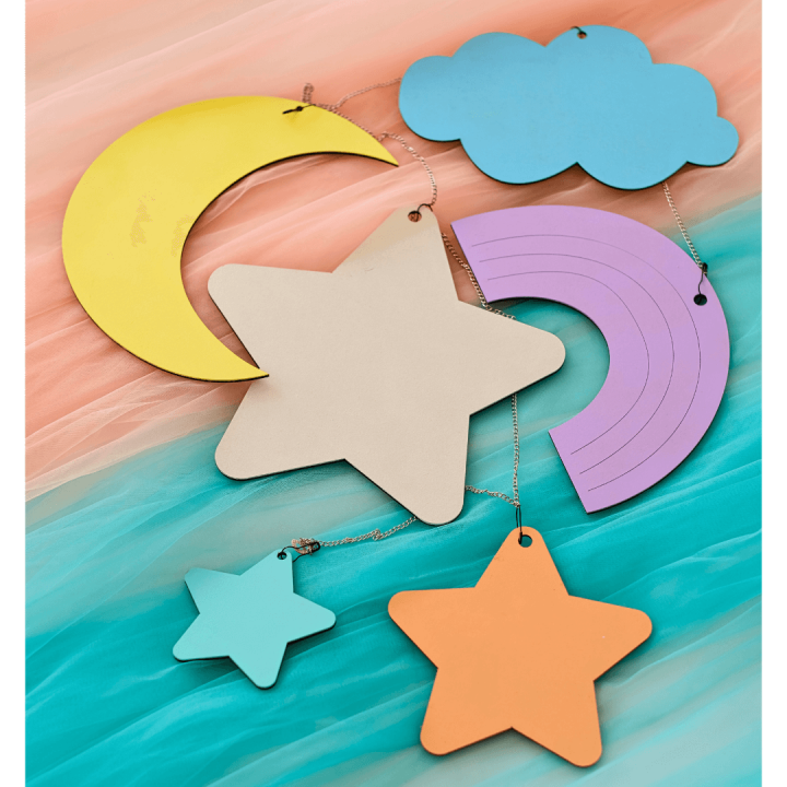 Gökyüzü Temalı Duvar Aksesuarı