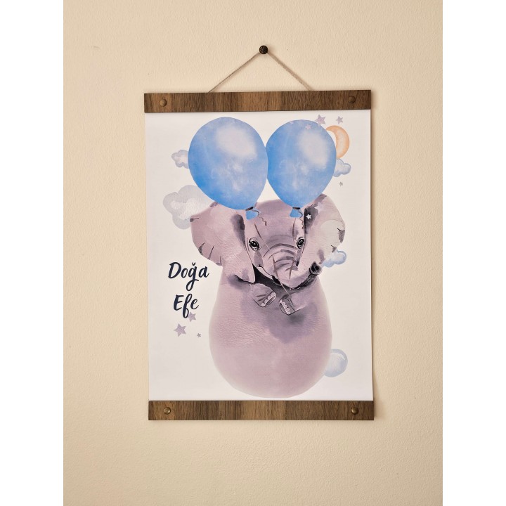 Sevimli Fil El ve Ayak İzi Seti