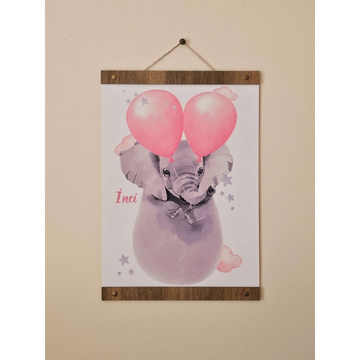 Sevimli Fil El ve Ayak İzi Seti