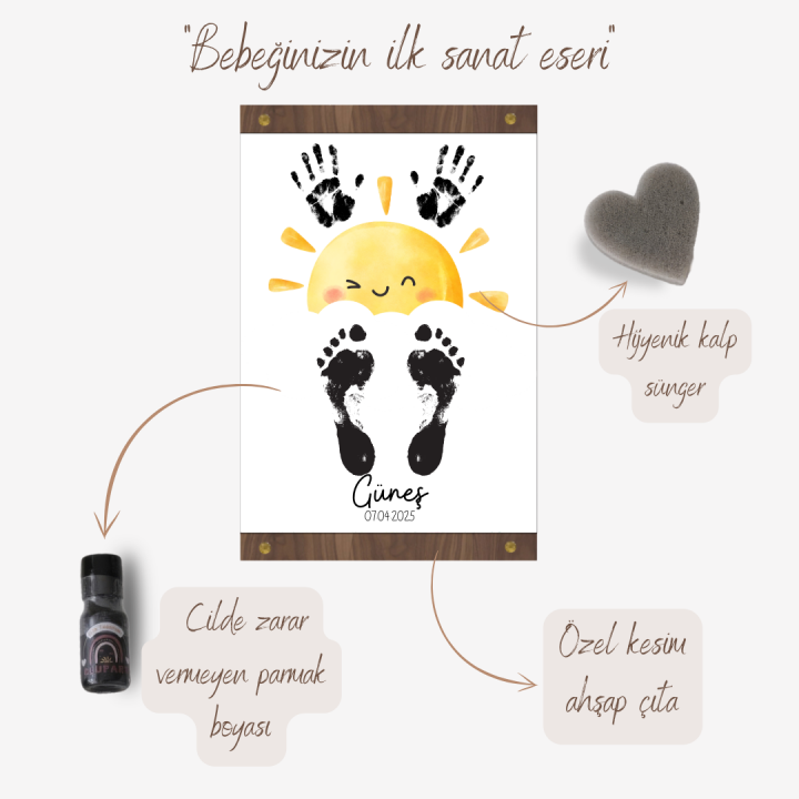 Güneş El Ayak İzi Seti