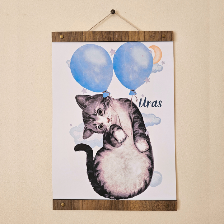 Sevimli Kedi El ve Ayak İzi Seti