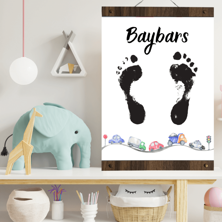 Arabalar Ayak İzi Seti 